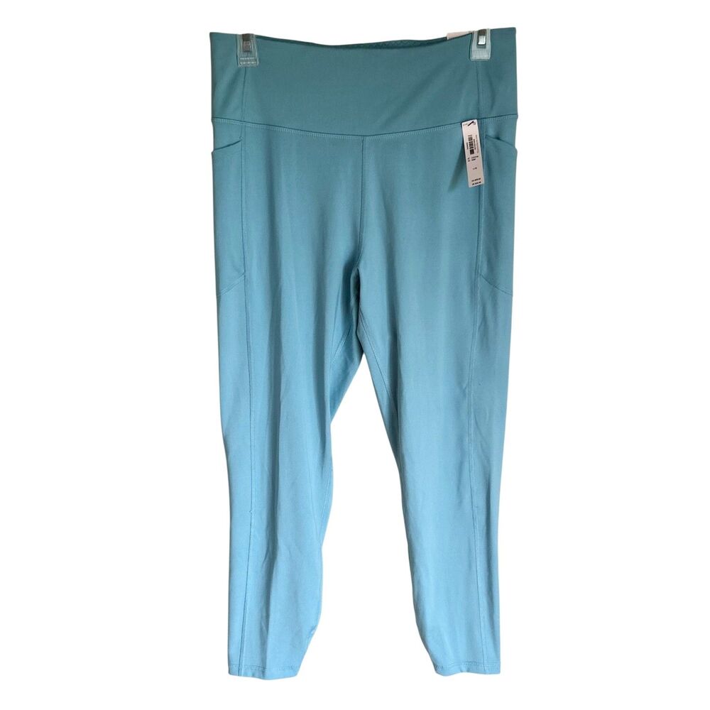 Victoria’s Secret Sport Baby Blue 7/8 Leggings Large NWT Pockets